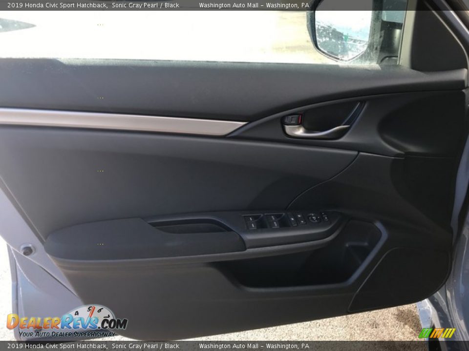 2019 Honda Civic Sport Hatchback Sonic Gray Pearl / Black Photo #13