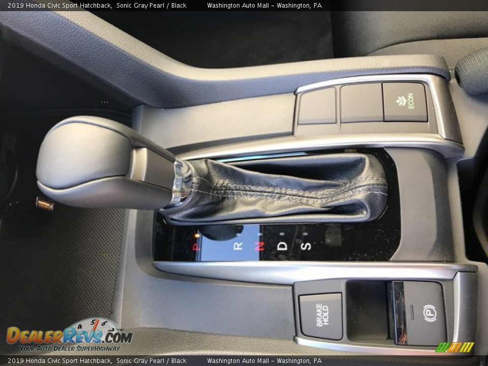 2019 Honda Civic Sport Hatchback Sonic Gray Pearl / Black Photo #19