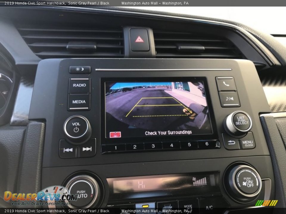 2019 Honda Civic Sport Hatchback Sonic Gray Pearl / Black Photo #21