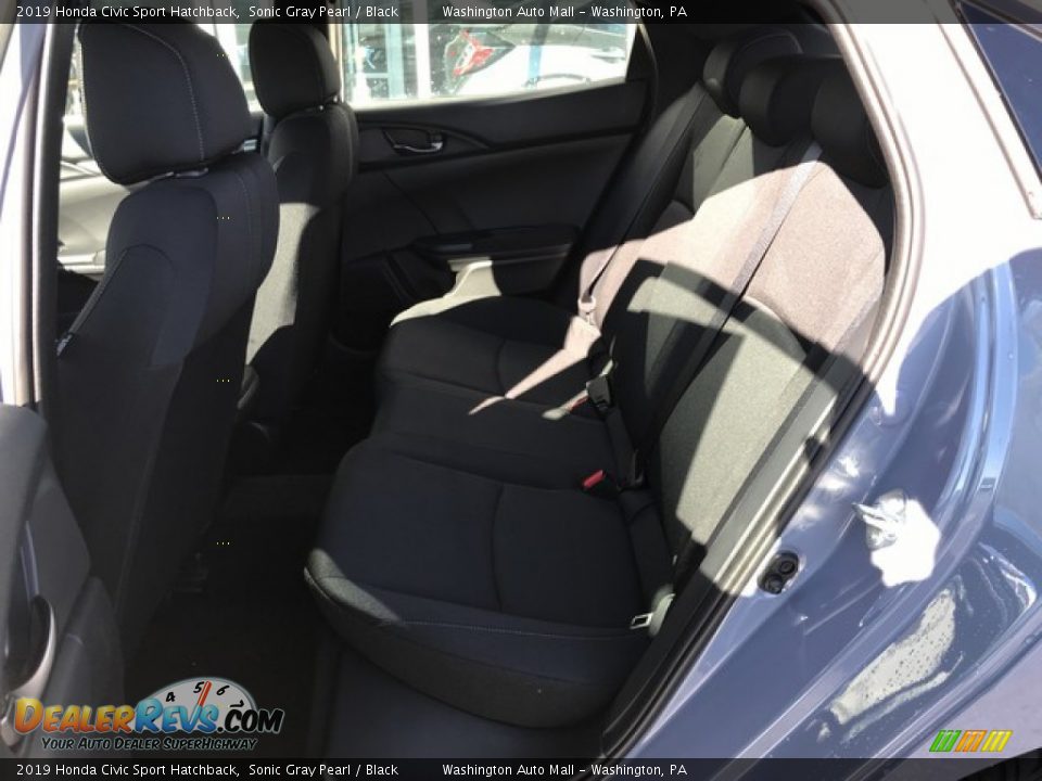 2019 Honda Civic Sport Hatchback Sonic Gray Pearl / Black Photo #22
