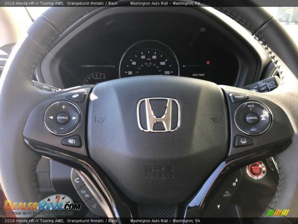 2019 Honda HR-V Touring AWD Orangeburst Metallic / Black Photo #19
