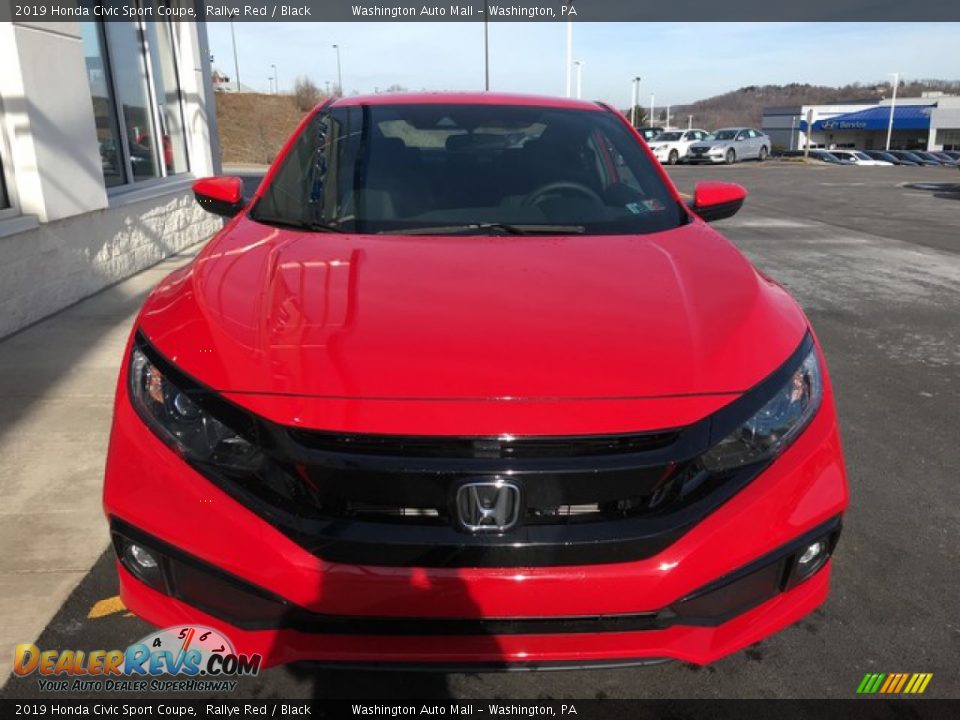 2019 Honda Civic Sport Coupe Rallye Red / Black Photo #4