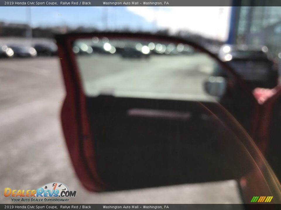 2019 Honda Civic Sport Coupe Rallye Red / Black Photo #12