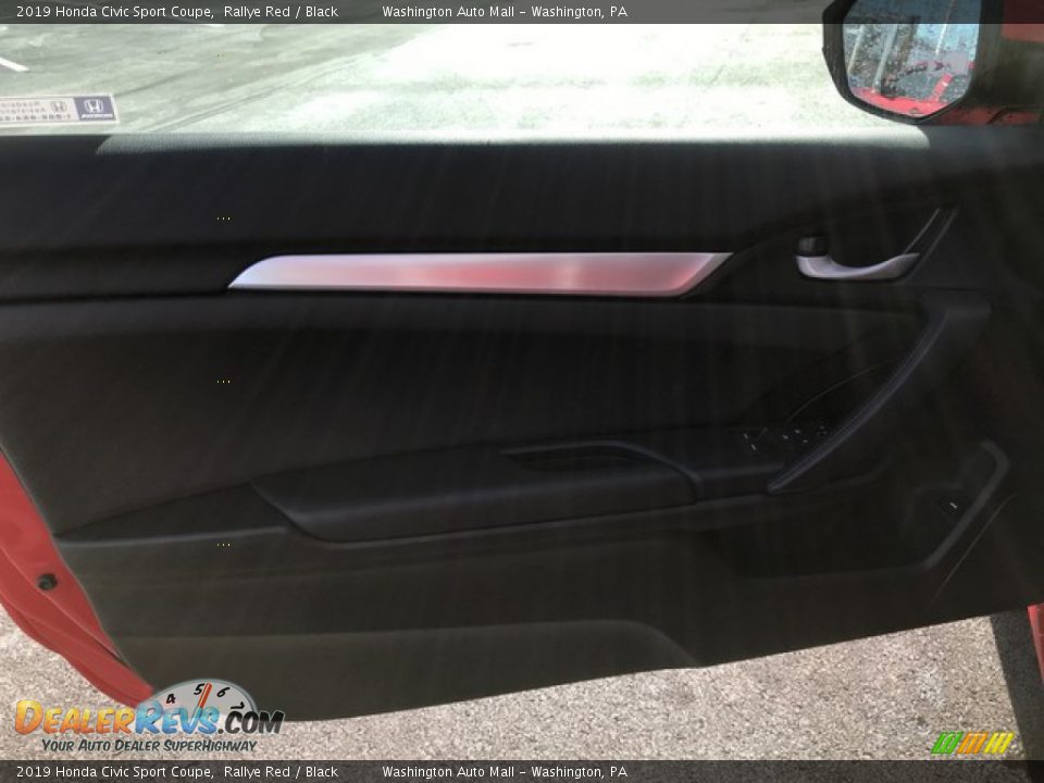 2019 Honda Civic Sport Coupe Rallye Red / Black Photo #14