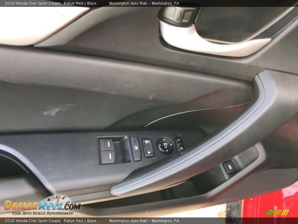 2019 Honda Civic Sport Coupe Rallye Red / Black Photo #15
