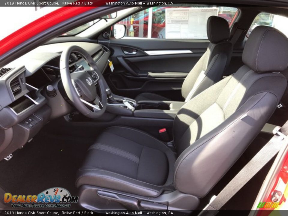 Front Seat of 2019 Honda Civic Sport Coupe Photo #16