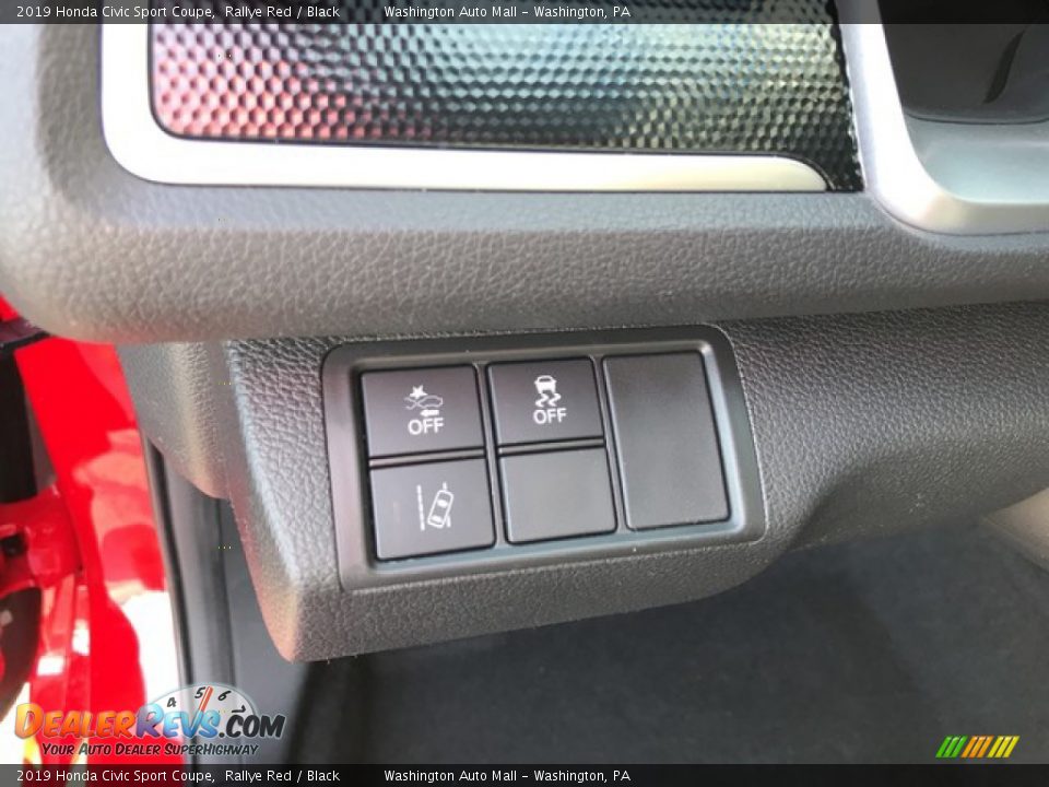2019 Honda Civic Sport Coupe Rallye Red / Black Photo #18