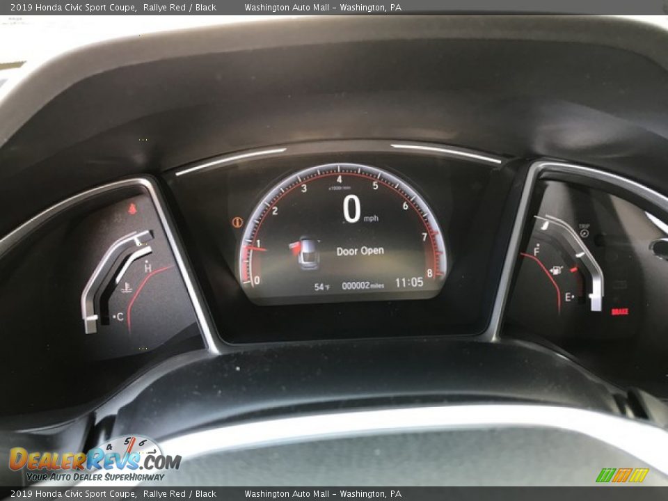 2019 Honda Civic Sport Coupe Gauges Photo #21