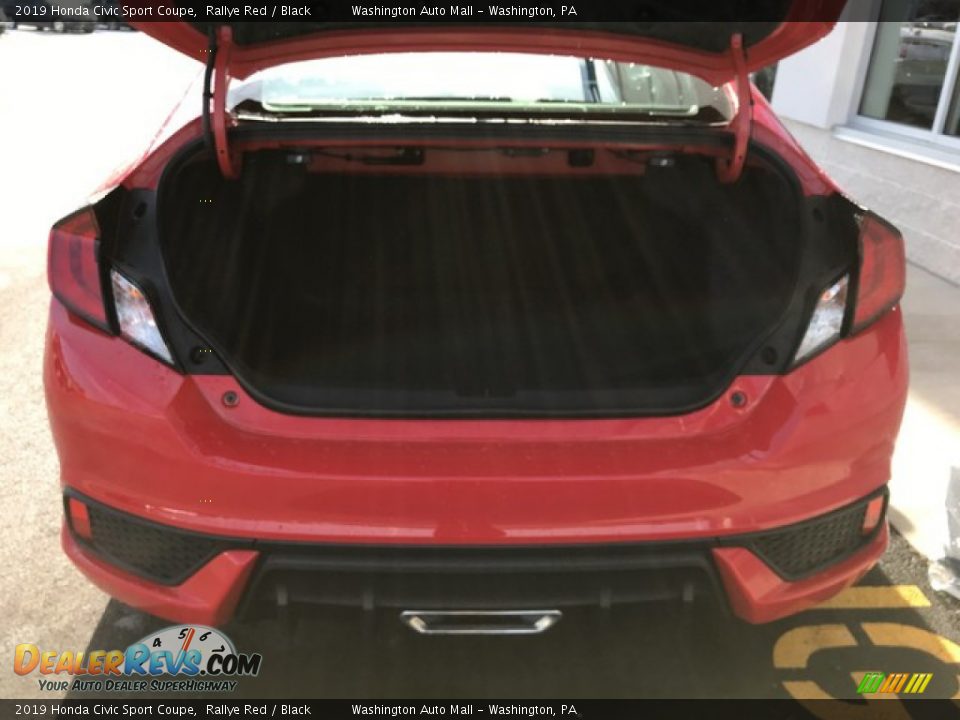 2019 Honda Civic Sport Coupe Rallye Red / Black Photo #26