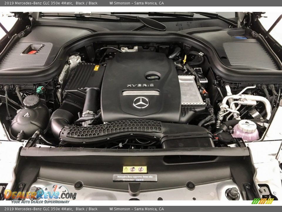 2019 Mercedes-Benz GLC 350e 4Matic Black / Black Photo #8