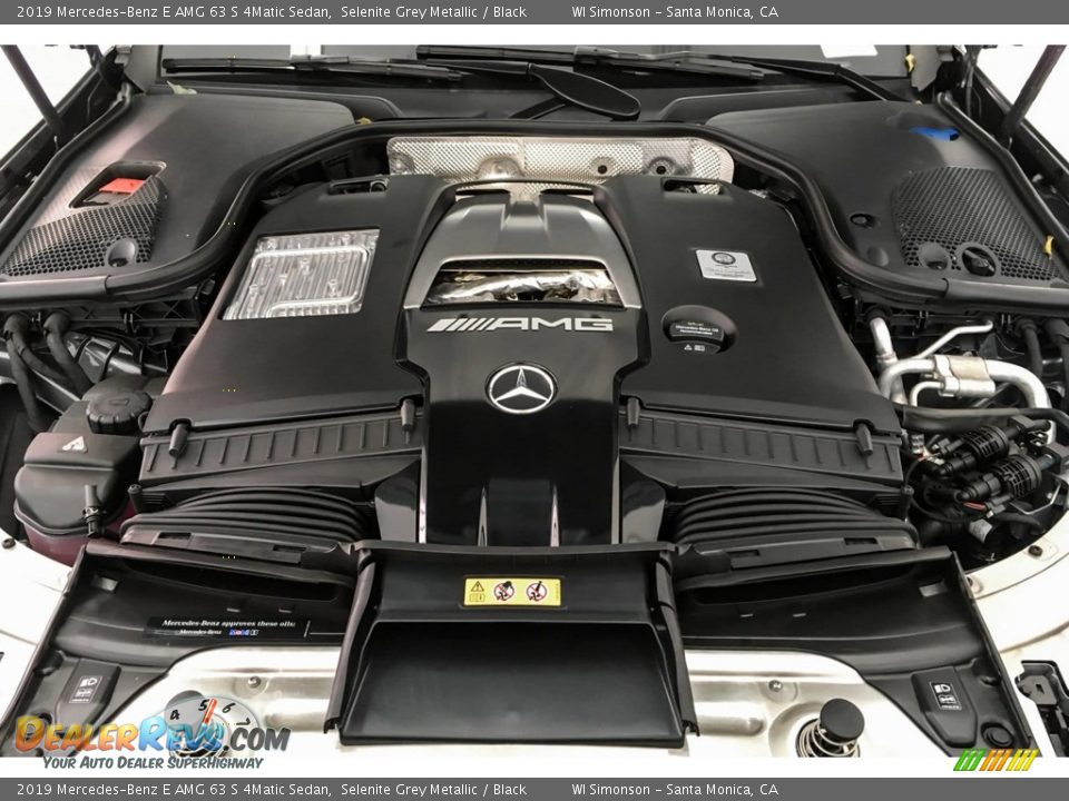 2019 Mercedes-Benz E AMG 63 S 4Matic Sedan Selenite Grey Metallic / Black Photo #8