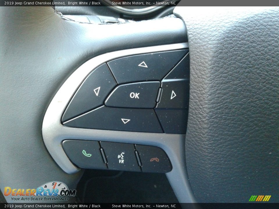 2019 Jeep Grand Cherokee Limited Bright White / Black Photo #18