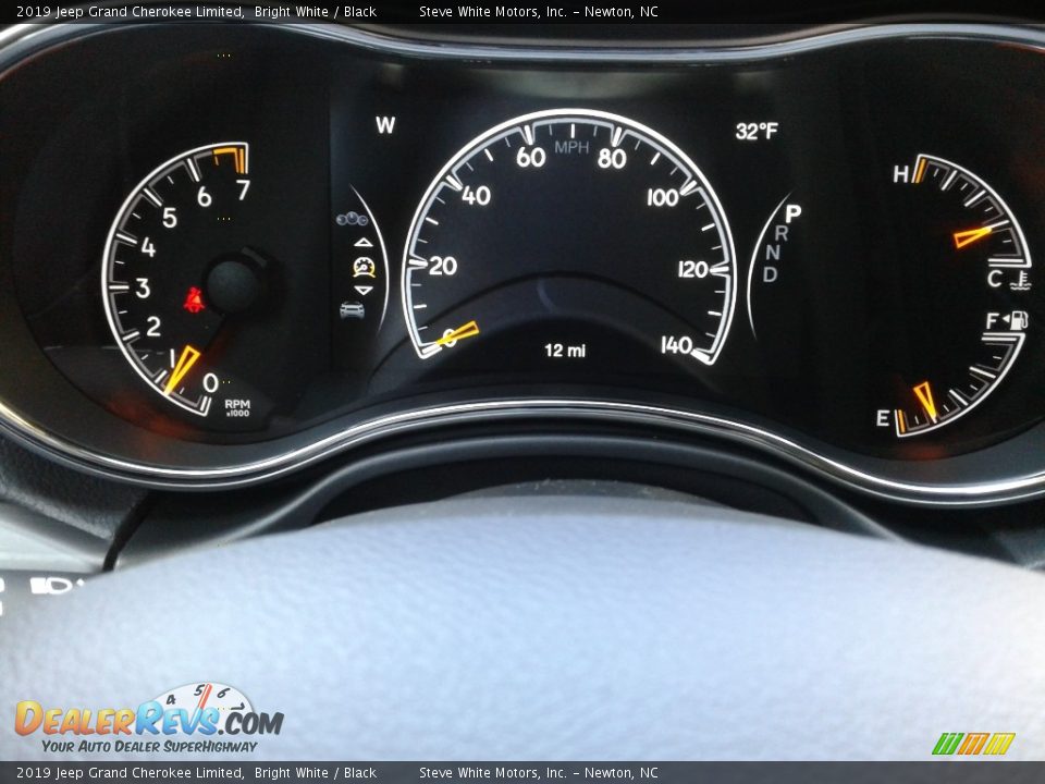 2019 Jeep Grand Cherokee Limited Bright White / Black Photo #20
