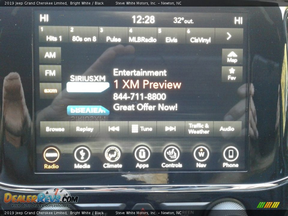 2019 Jeep Grand Cherokee Limited Bright White / Black Photo #22