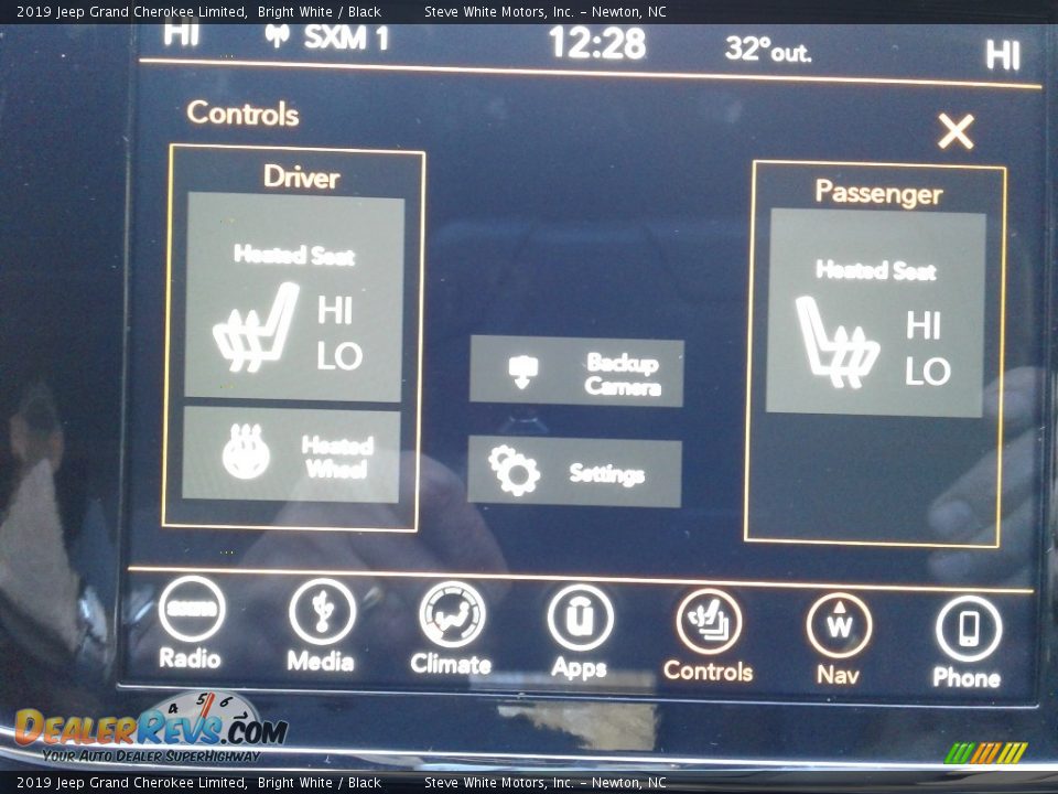 2019 Jeep Grand Cherokee Limited Bright White / Black Photo #26