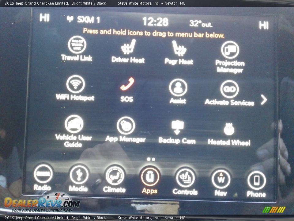 2019 Jeep Grand Cherokee Limited Bright White / Black Photo #27