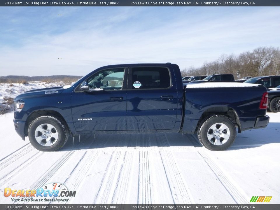 2019 Ram 1500 Big Horn Crew Cab 4x4 Patriot Blue Pearl / Black Photo #3