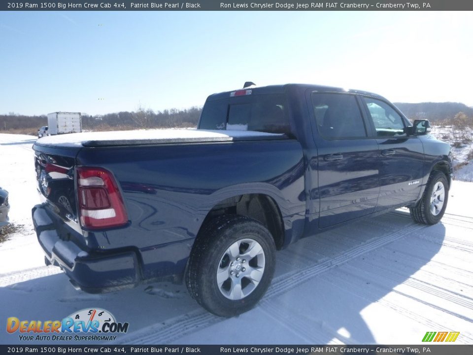 2019 Ram 1500 Big Horn Crew Cab 4x4 Patriot Blue Pearl / Black Photo #6