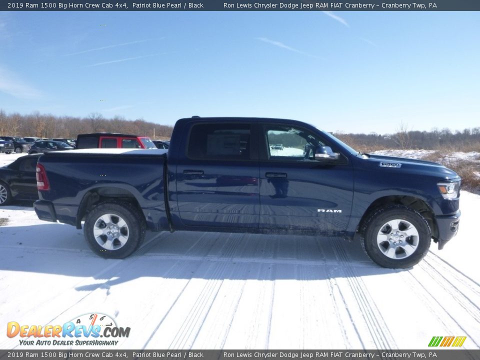 2019 Ram 1500 Big Horn Crew Cab 4x4 Patriot Blue Pearl / Black Photo #7