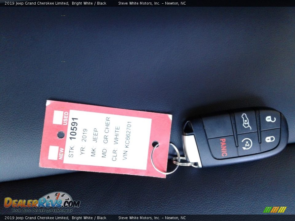 2019 Jeep Grand Cherokee Limited Bright White / Black Photo #34