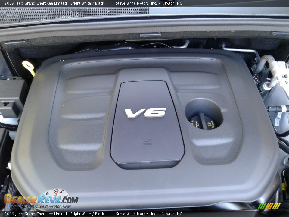 2019 Jeep Grand Cherokee Limited Bright White / Black Photo #35