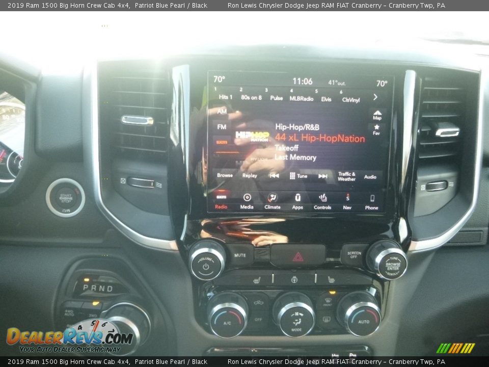 2019 Ram 1500 Big Horn Crew Cab 4x4 Patriot Blue Pearl / Black Photo #15