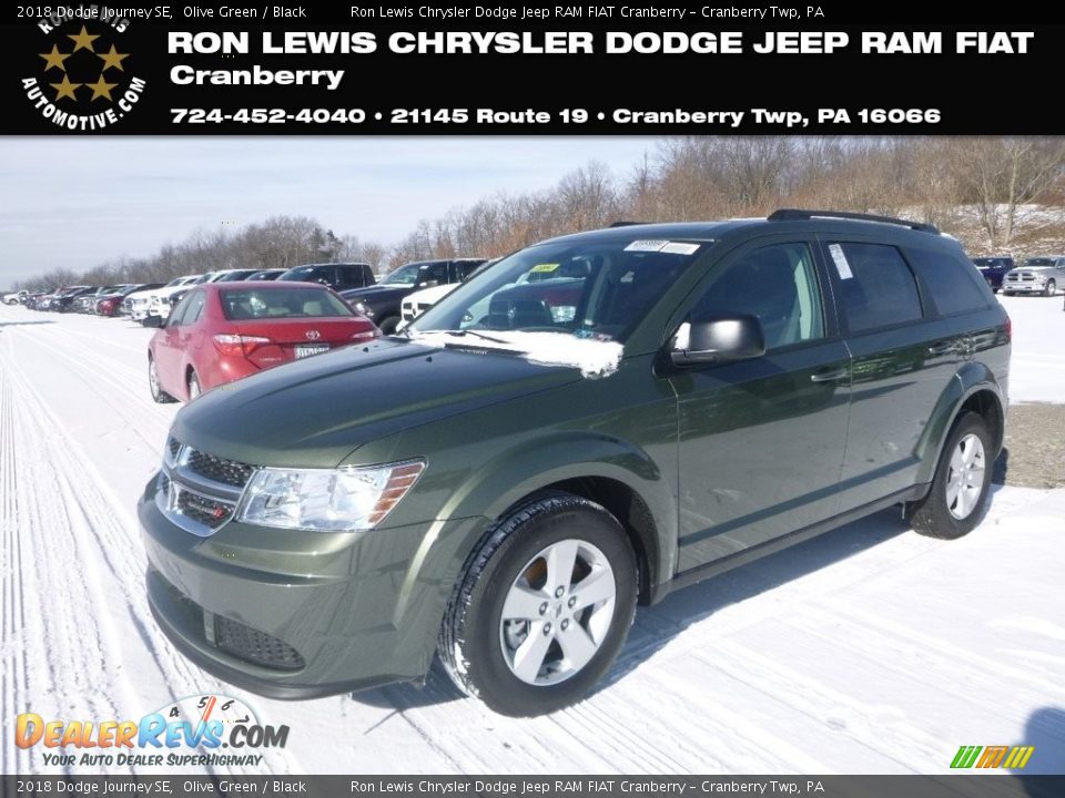 2018 Dodge Journey SE Olive Green / Black Photo #1
