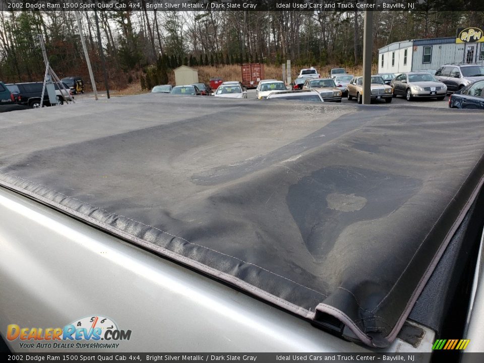 2002 Dodge Ram 1500 Sport Quad Cab 4x4 Bright Silver Metallic / Dark Slate Gray Photo #19