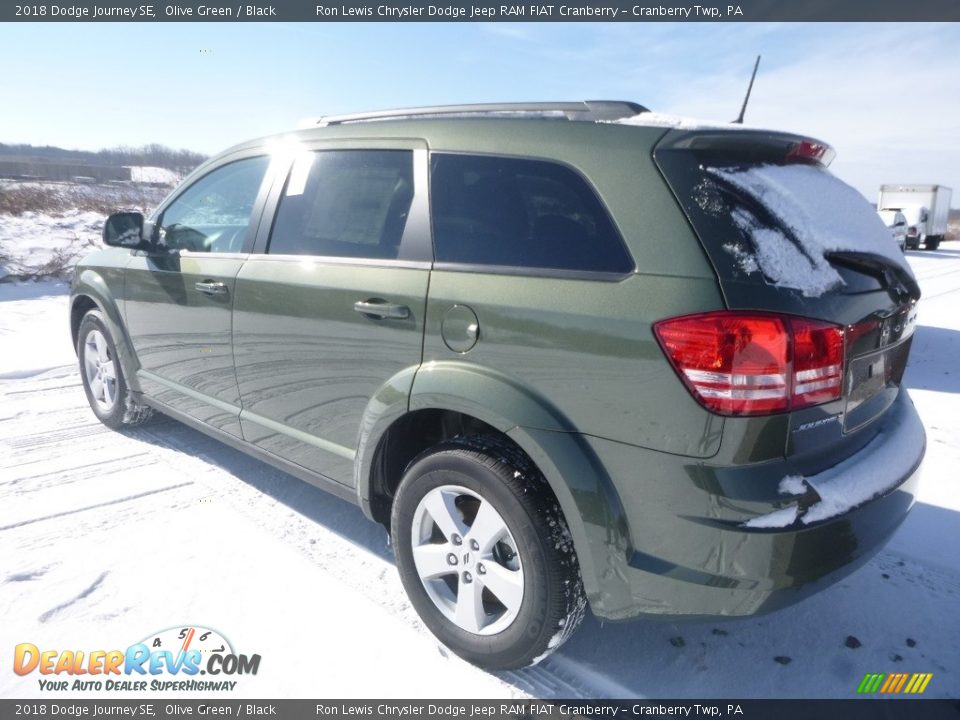 2018 Dodge Journey SE Olive Green / Black Photo #4