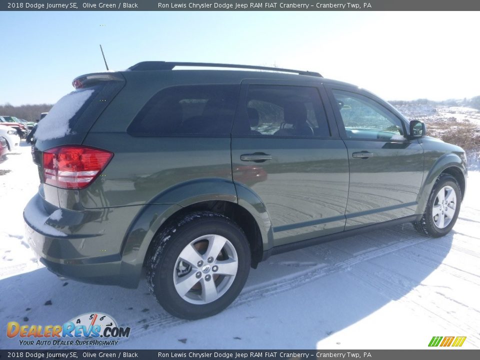 2018 Dodge Journey SE Olive Green / Black Photo #5
