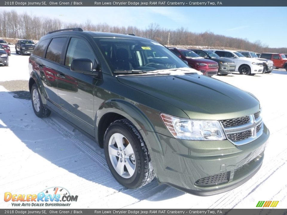 2018 Dodge Journey SE Olive Green / Black Photo #11