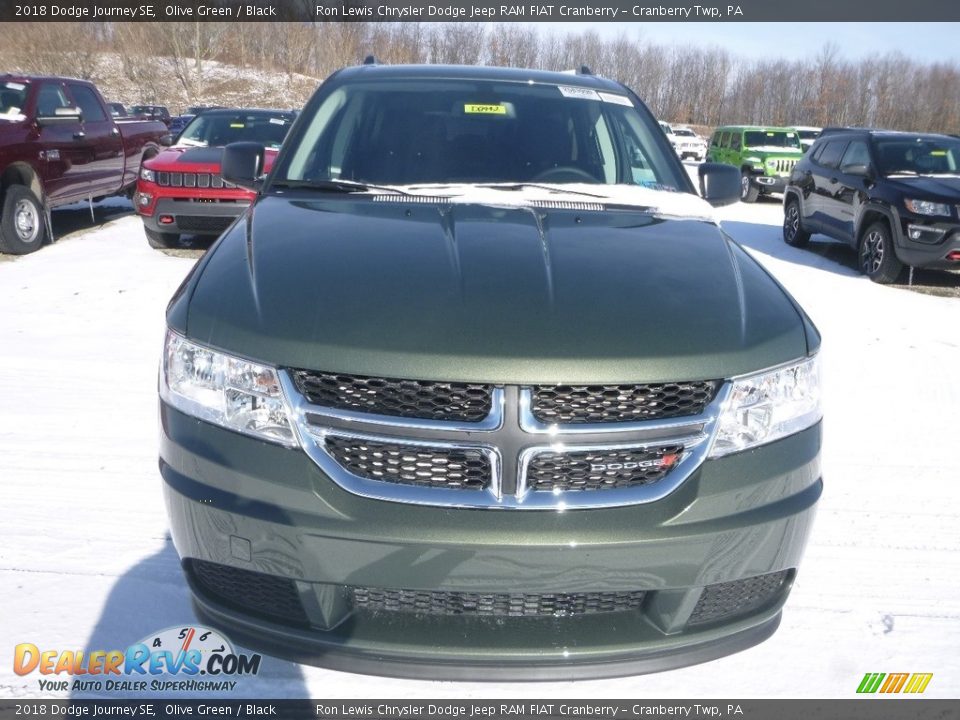2018 Dodge Journey SE Olive Green / Black Photo #12
