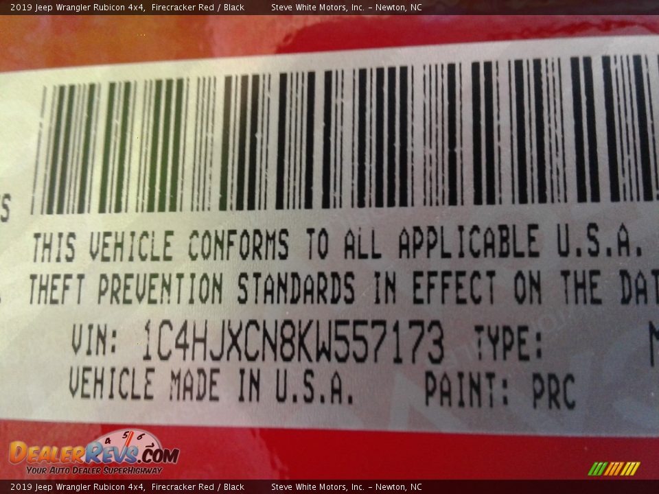 2019 Jeep Wrangler Rubicon 4x4 Firecracker Red / Black Photo #31