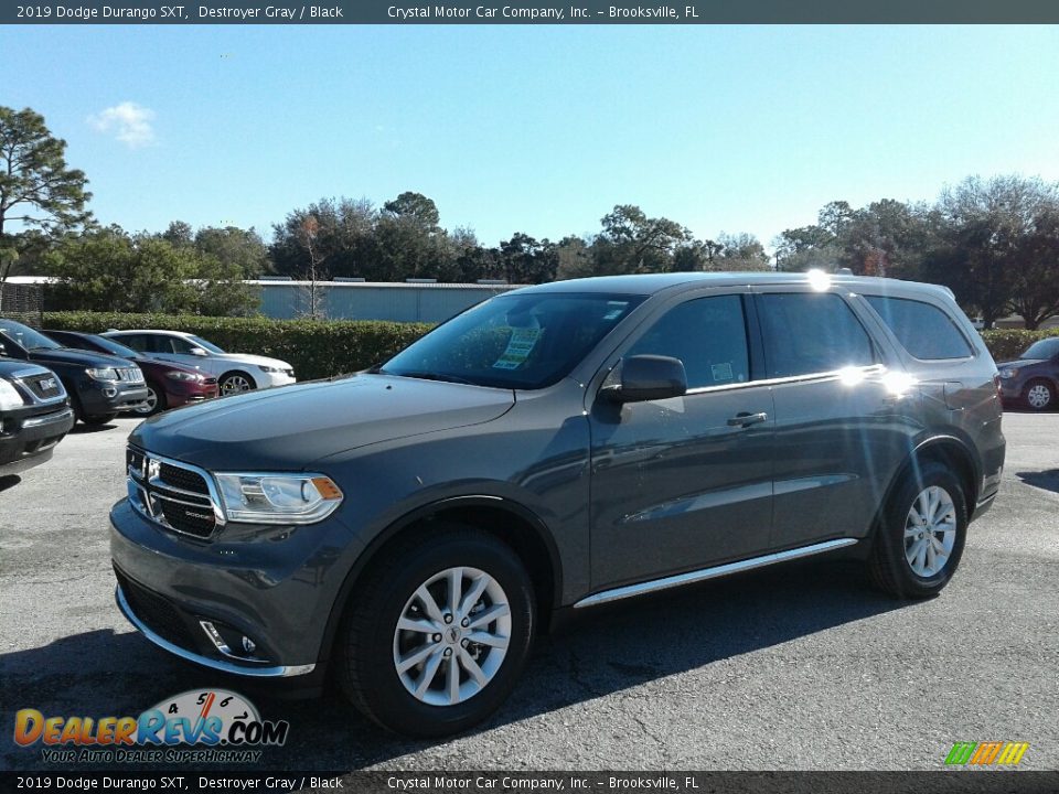 2019 Dodge Durango SXT Destroyer Gray / Black Photo #1