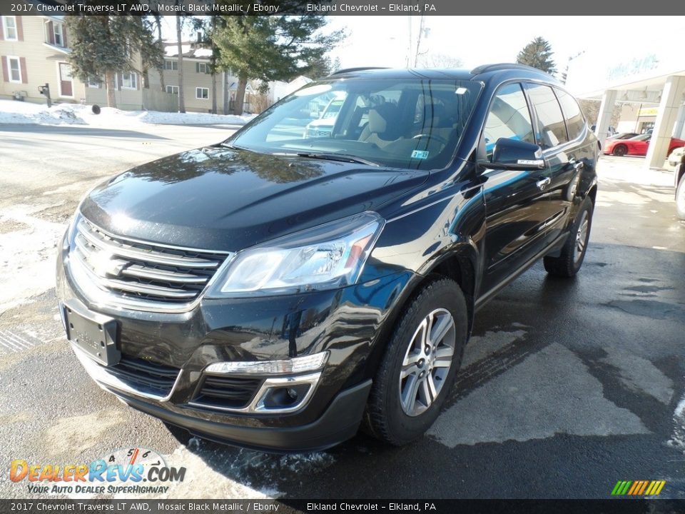 2017 Chevrolet Traverse LT AWD Mosaic Black Metallic / Ebony Photo #1