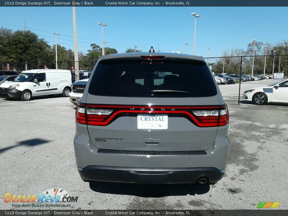 2019 Dodge Durango SXT Destroyer Gray / Black Photo #4