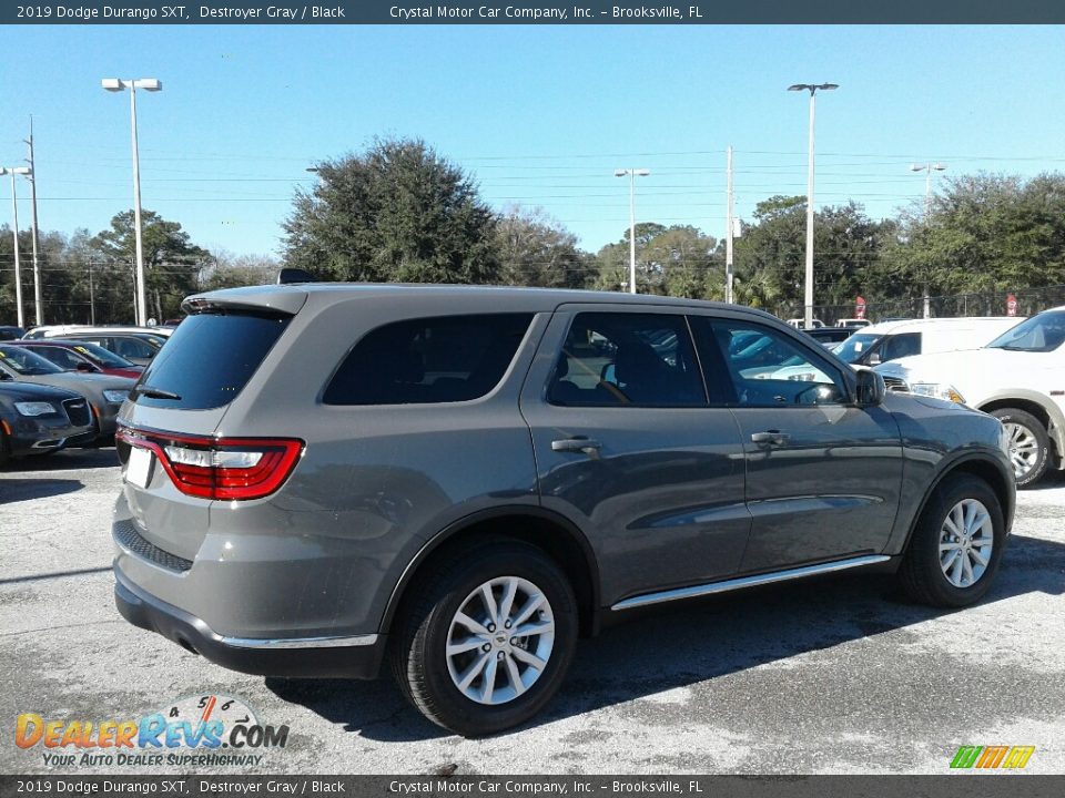 2019 Dodge Durango SXT Destroyer Gray / Black Photo #5