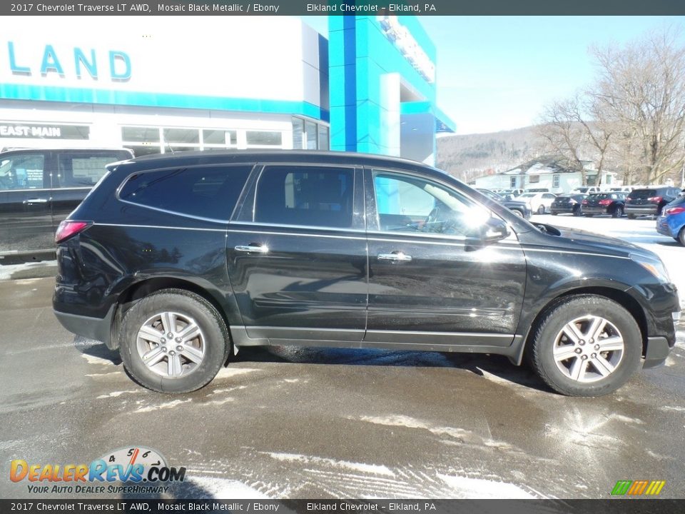 2017 Chevrolet Traverse LT AWD Mosaic Black Metallic / Ebony Photo #4