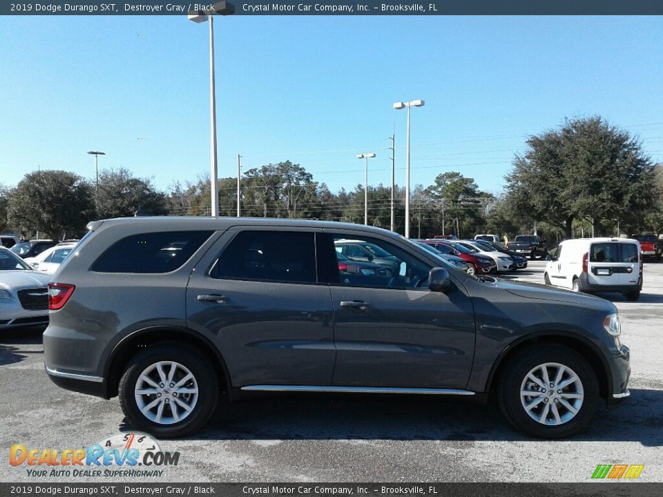 2019 Dodge Durango SXT Destroyer Gray / Black Photo #6