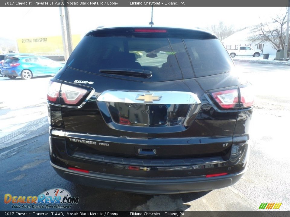 2017 Chevrolet Traverse LT AWD Mosaic Black Metallic / Ebony Photo #6