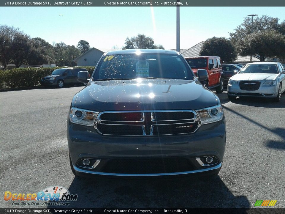 2019 Dodge Durango SXT Destroyer Gray / Black Photo #8