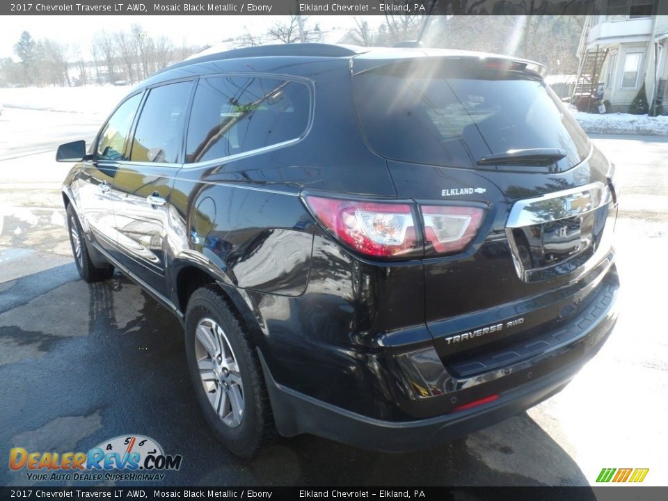 2017 Chevrolet Traverse LT AWD Mosaic Black Metallic / Ebony Photo #7