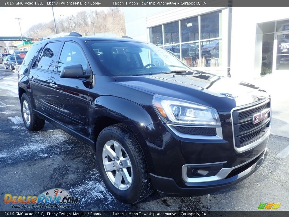 2016 GMC Acadia SLE Ebony Twilight Metallic / Ebony Photo #8