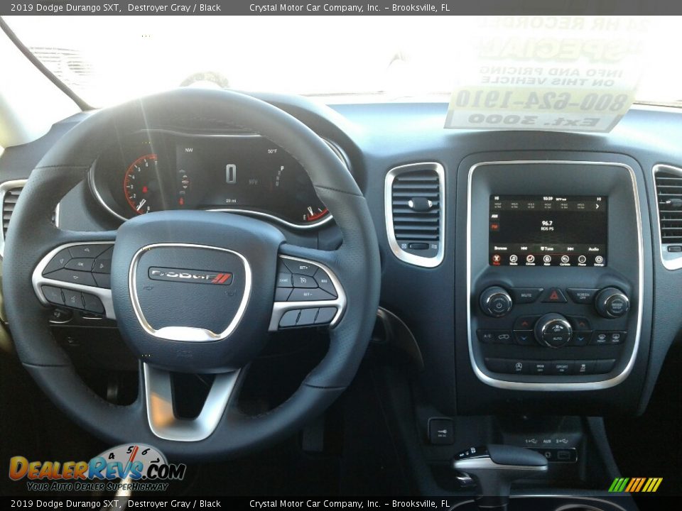 2019 Dodge Durango SXT Destroyer Gray / Black Photo #13