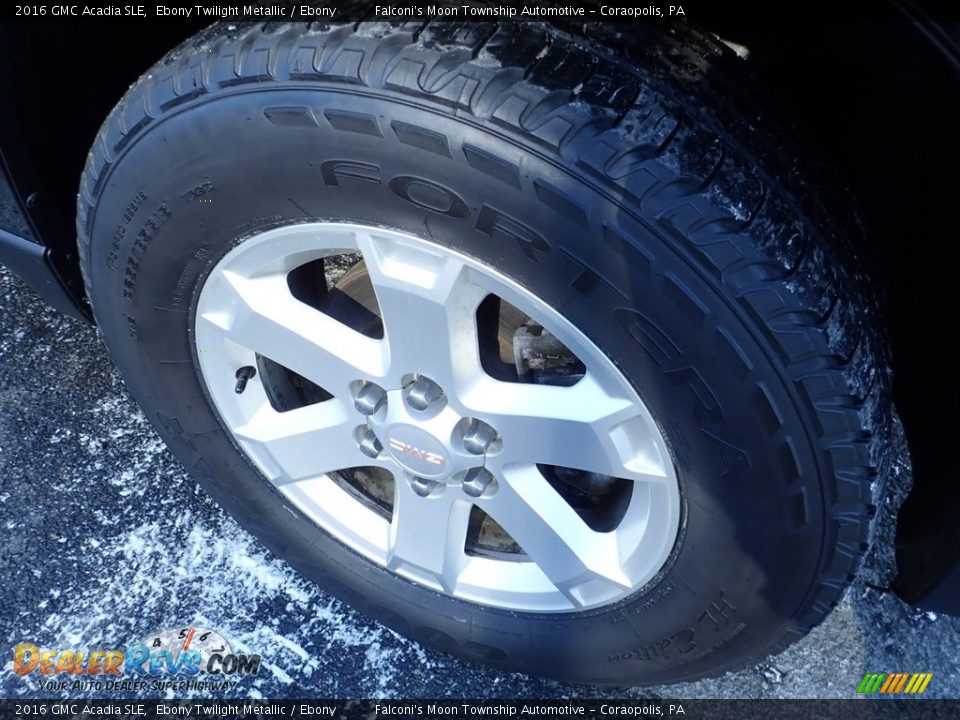 2016 GMC Acadia SLE Ebony Twilight Metallic / Ebony Photo #9