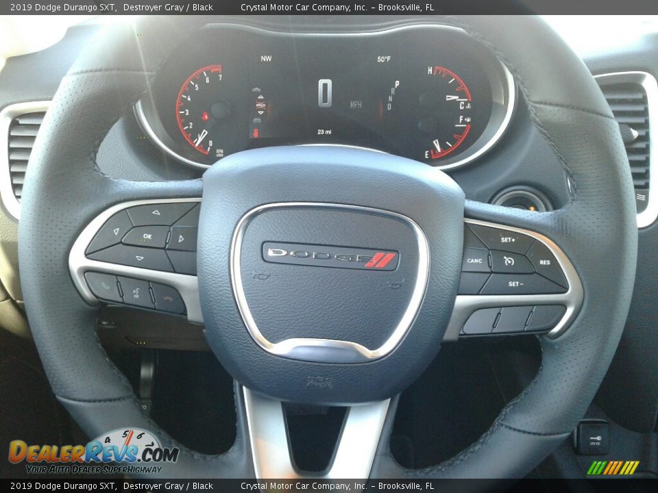 2019 Dodge Durango SXT Destroyer Gray / Black Photo #14