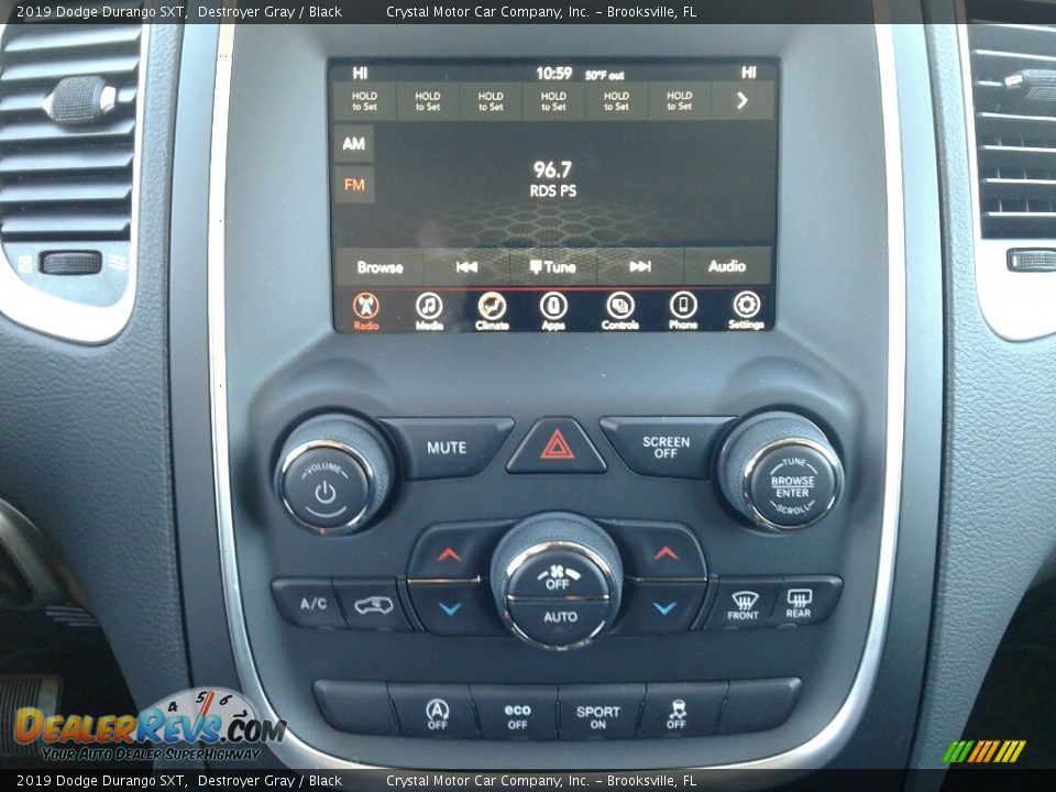 2019 Dodge Durango SXT Destroyer Gray / Black Photo #15