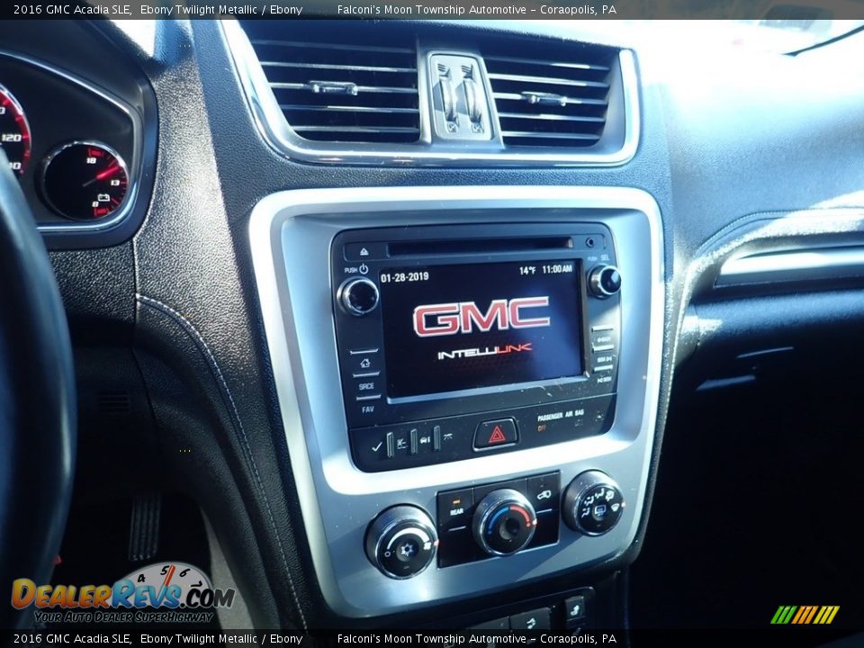 2016 GMC Acadia SLE Ebony Twilight Metallic / Ebony Photo #22