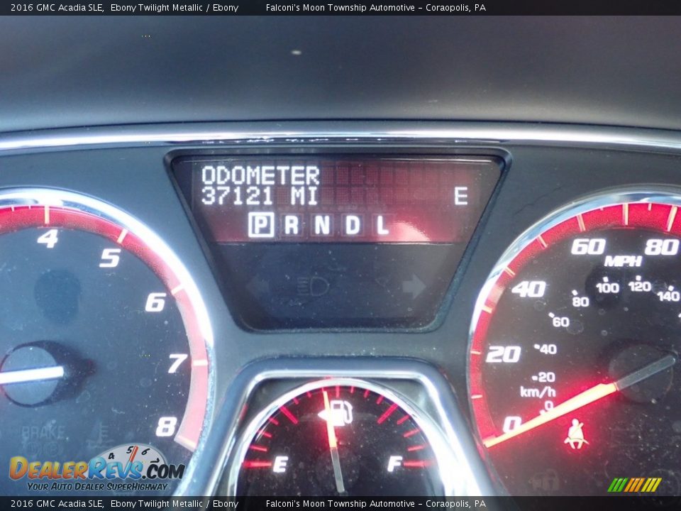 2016 GMC Acadia SLE Ebony Twilight Metallic / Ebony Photo #24