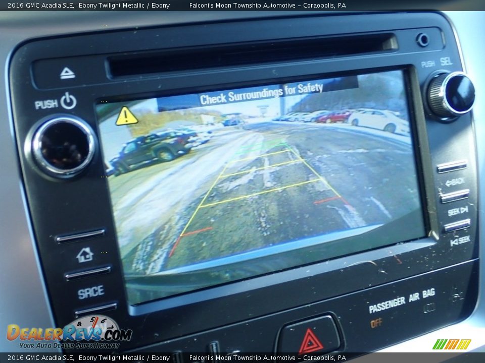 2016 GMC Acadia SLE Ebony Twilight Metallic / Ebony Photo #25